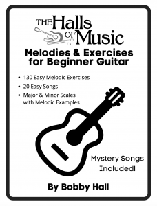 Melodies & Exercises for Beginner Guitar Book Cover