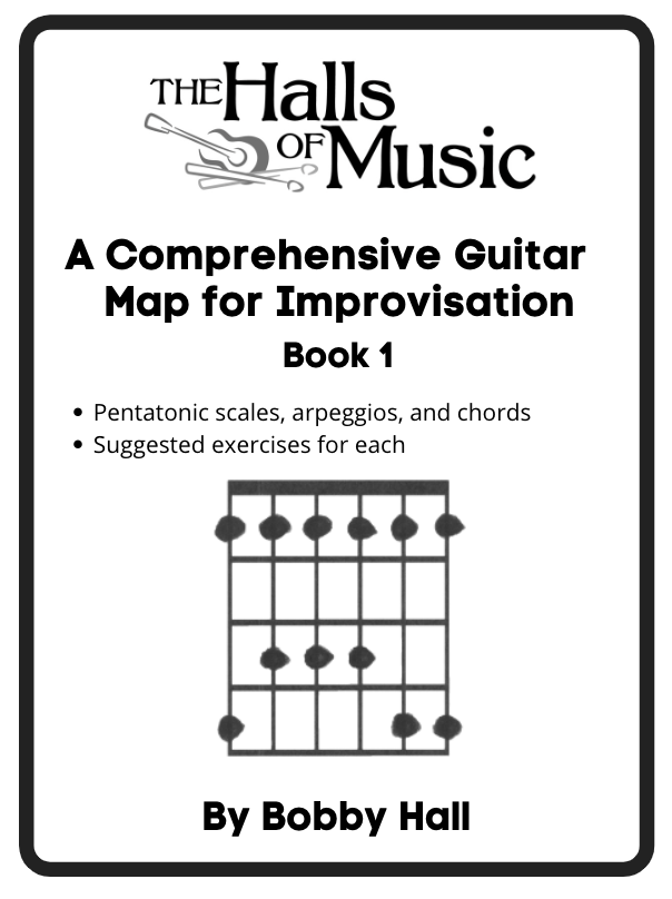 The Halls of Music Comprehensive Guitar Map Book 1